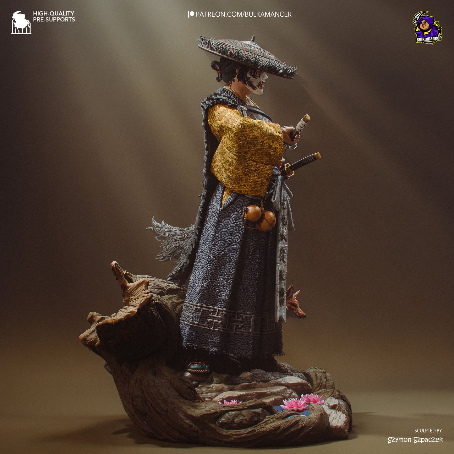 Northern Onryo | Resin Garage Kit Figure Game Fan Art | Bulkamancer Sculpts