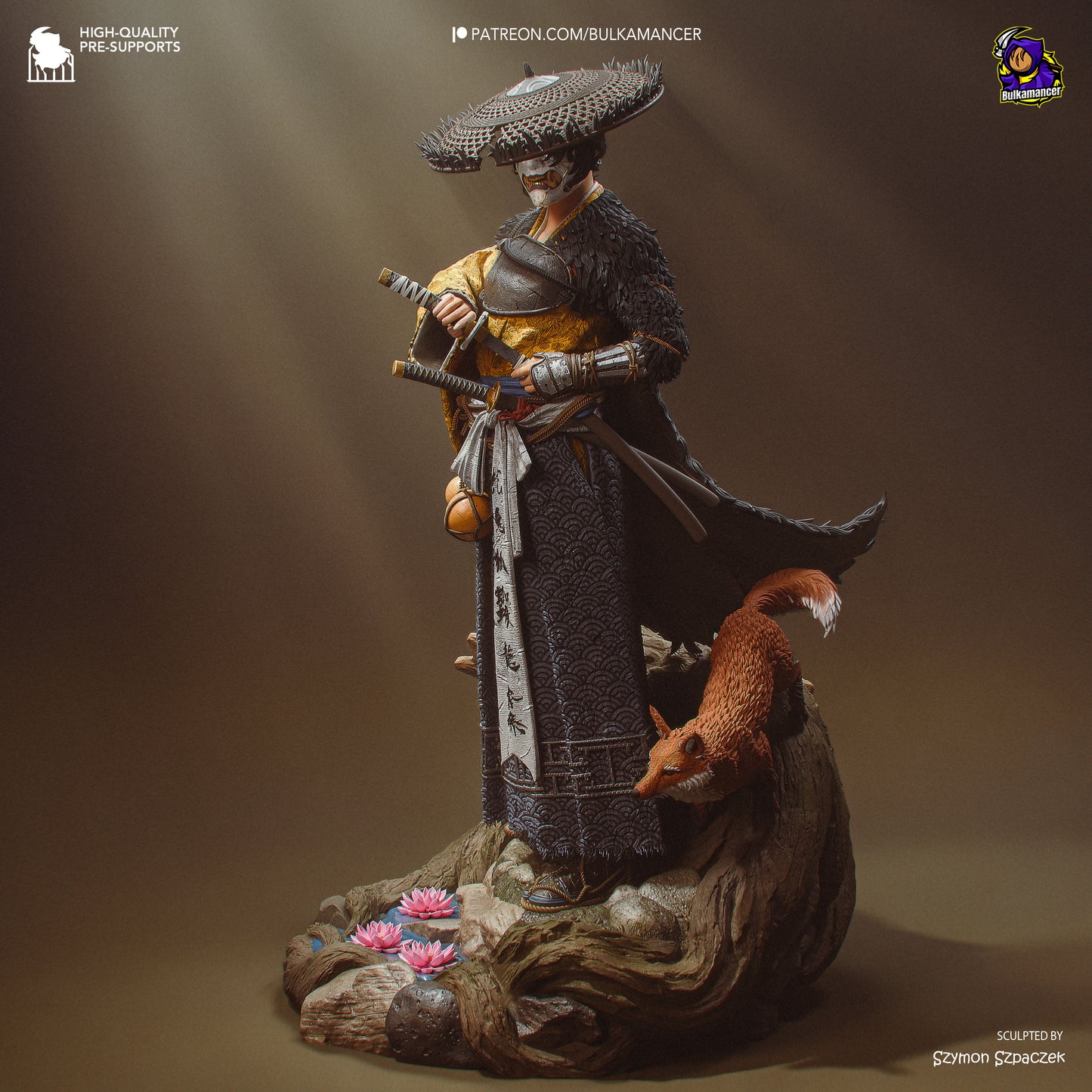 Northern Onryo | Resin Garage Kit Figure Game Fan Art | Bulkamancer Sculpts