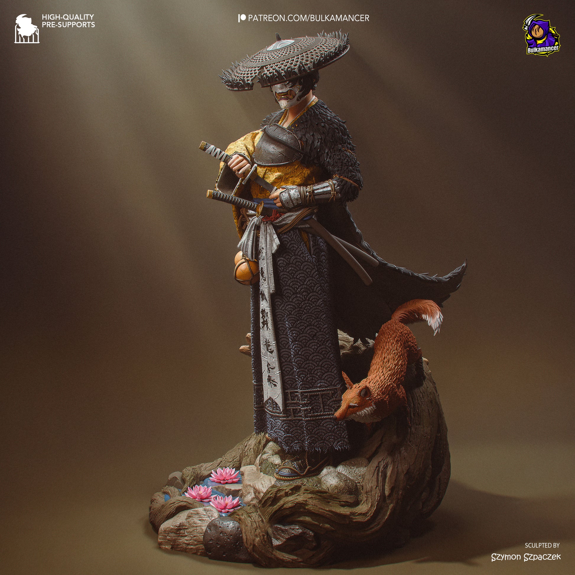 Northern Onryo | Resin Garage Kit Figure Game Fan Art | Bulkamancer Sculpts