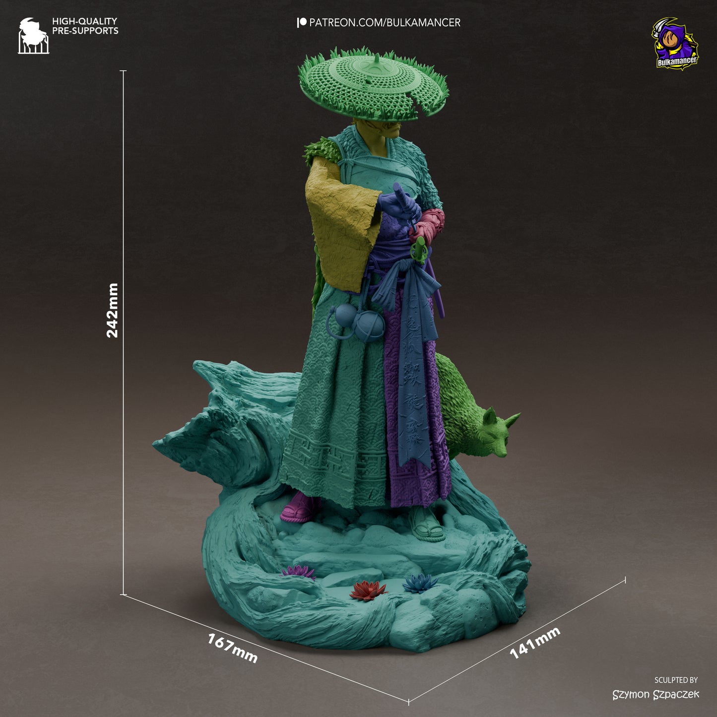 Northern Onryo | Resin Garage Kit Figure Game Fan Art | Bulkamancer Sculpts