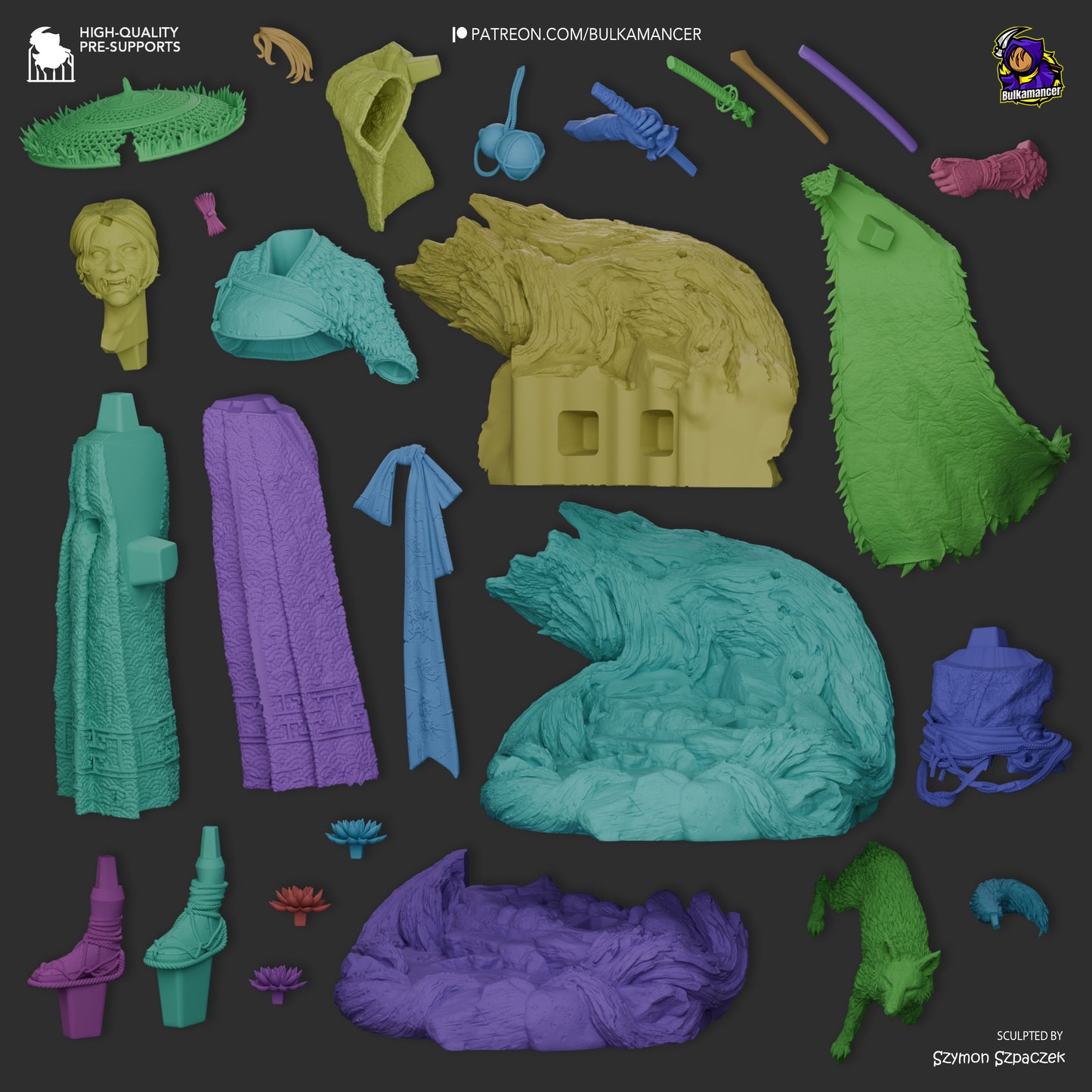 Northern Onryo | Resin Garage Kit Figure Game Fan Art | Bulkamancer Sculpts