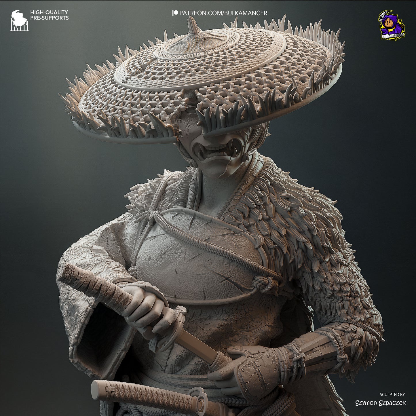 Northern Onryo | Resin Garage Kit Figure Game Fan Art | Bulkamancer Sculpts