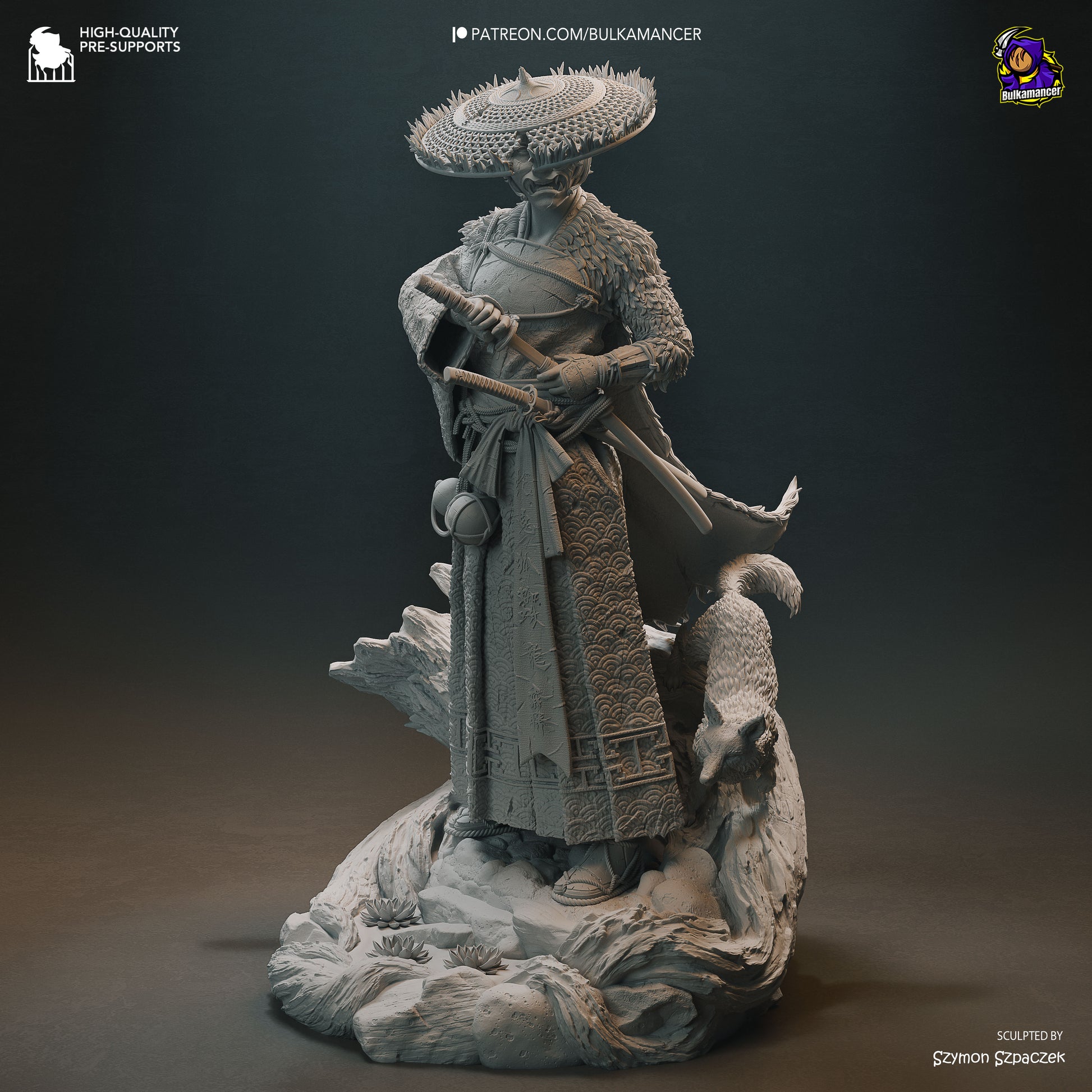 Northern Onryo | Resin Garage Kit Figure Game Fan Art | Bulkamancer Sculpts