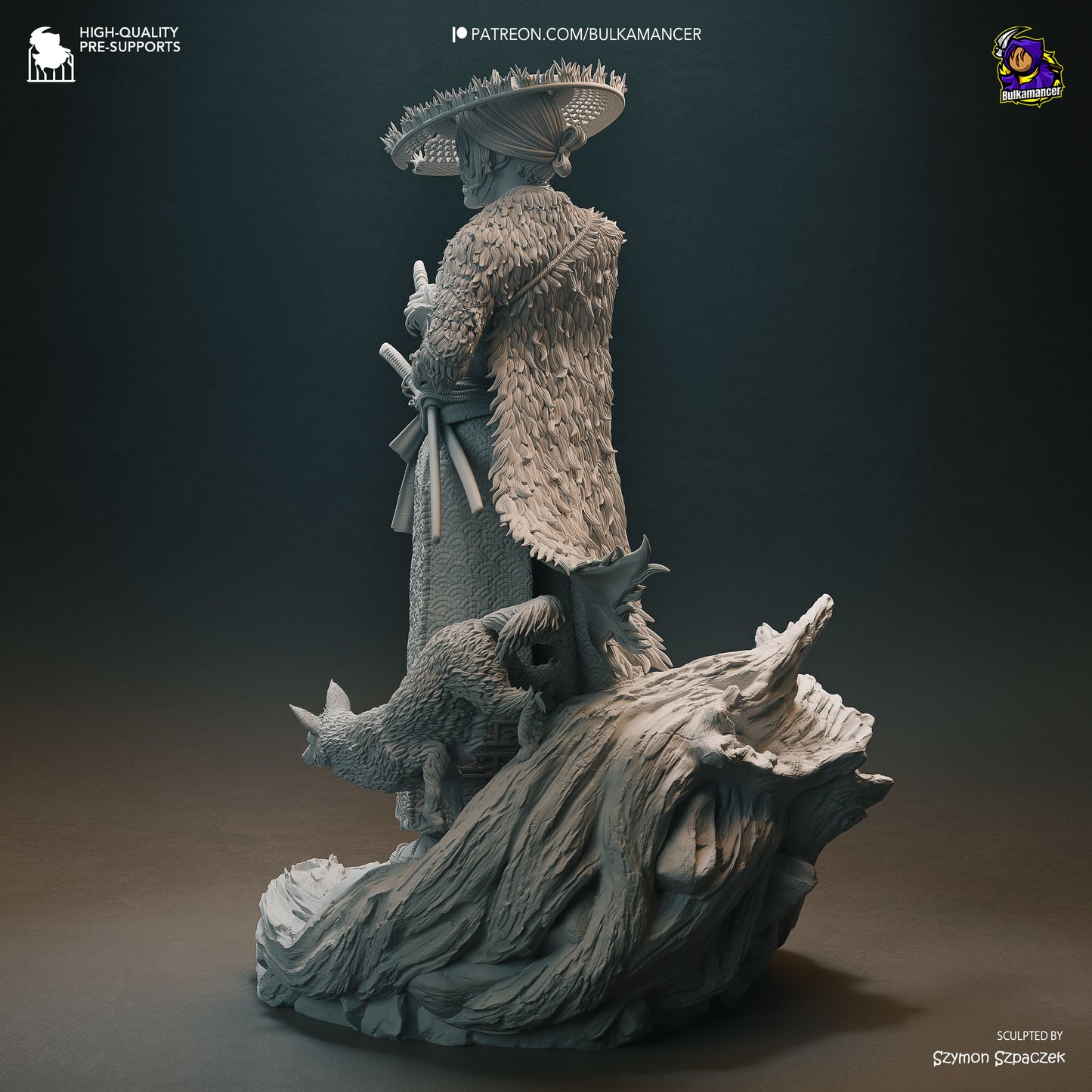 Northern Onryo | Resin Garage Kit Figure Game Fan Art | Bulkamancer Sculpts