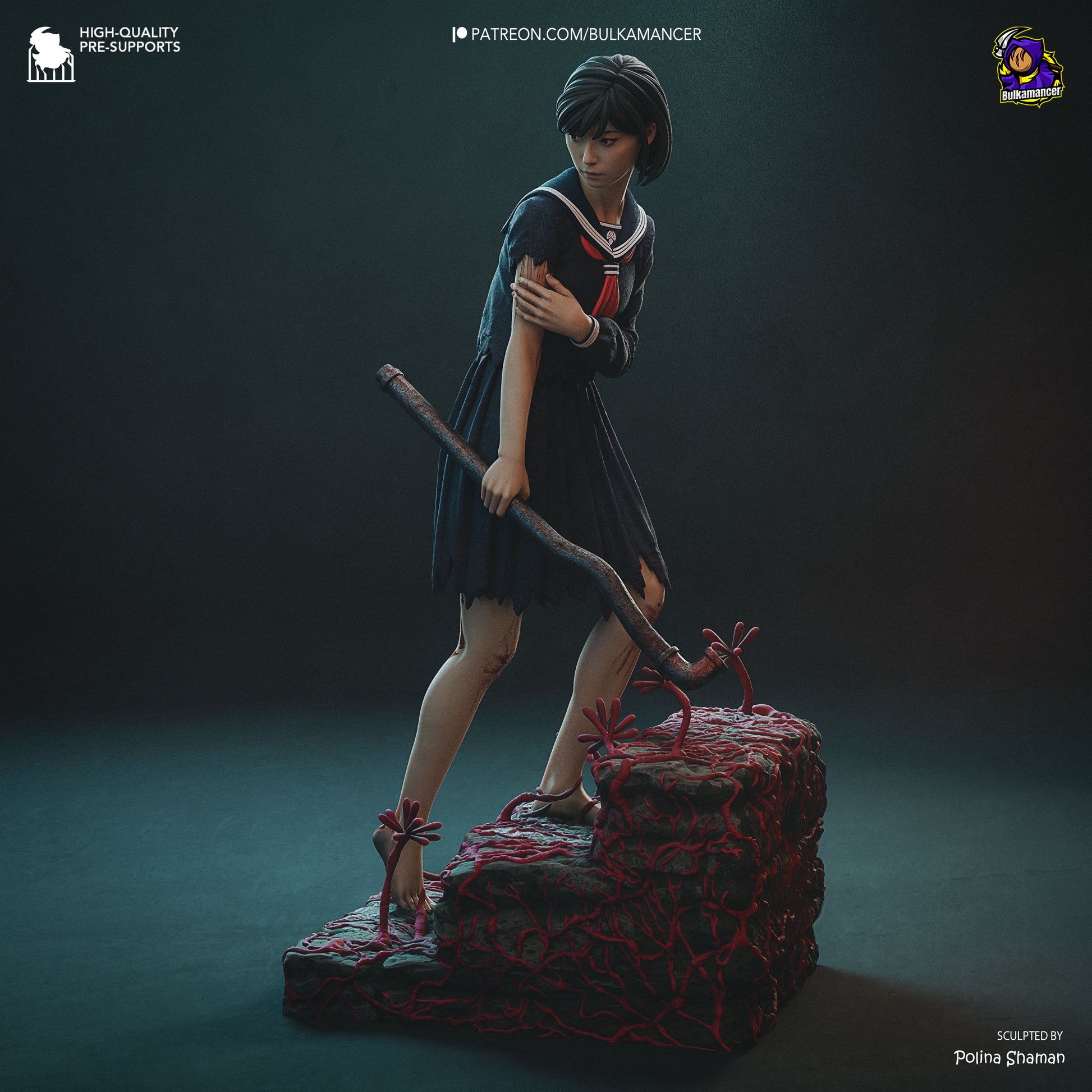Not Dead | Resin Garage Kit Figure Game Fan Art | Bulkamancer Sculpts
