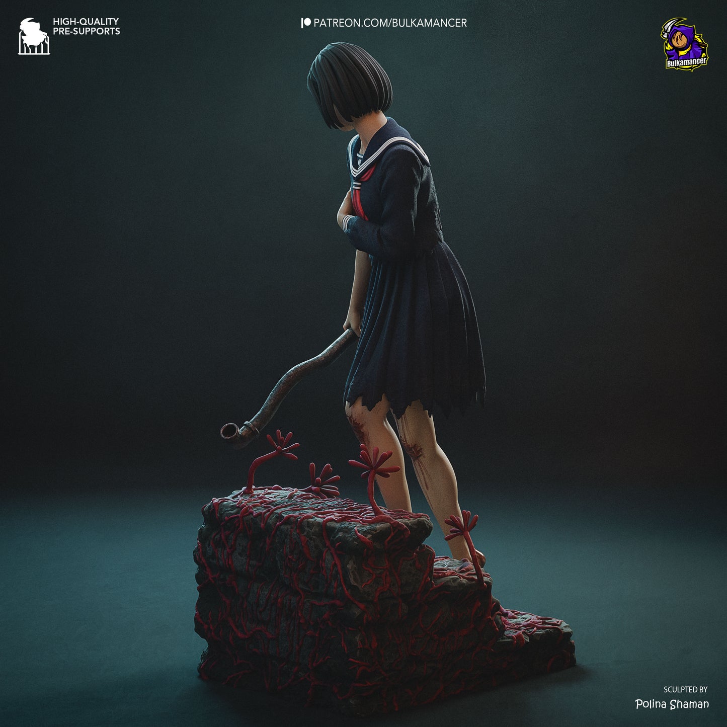 Not Dead | Resin Garage Kit Figure Game Fan Art | Bulkamancer Sculpts