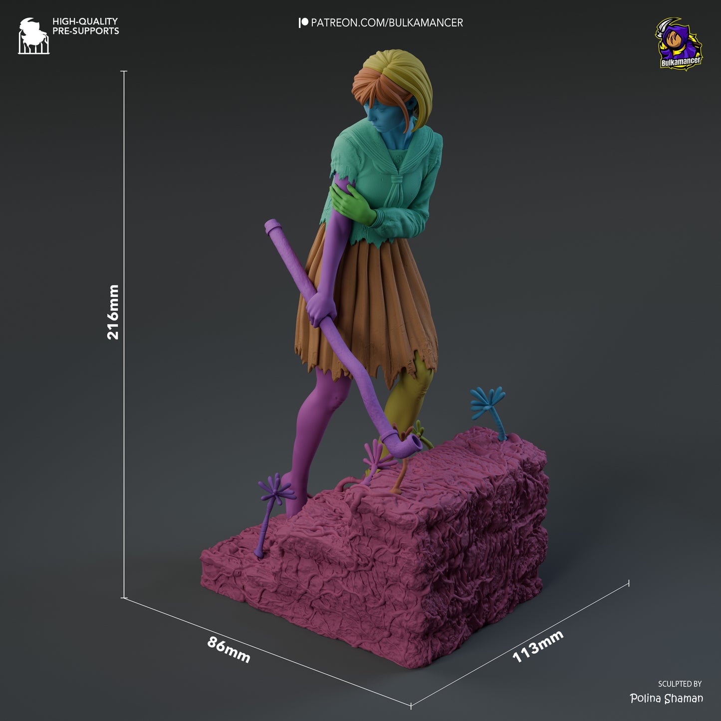 Not Dead | Resin Garage Kit Figure Game Fan Art | Bulkamancer Sculpts