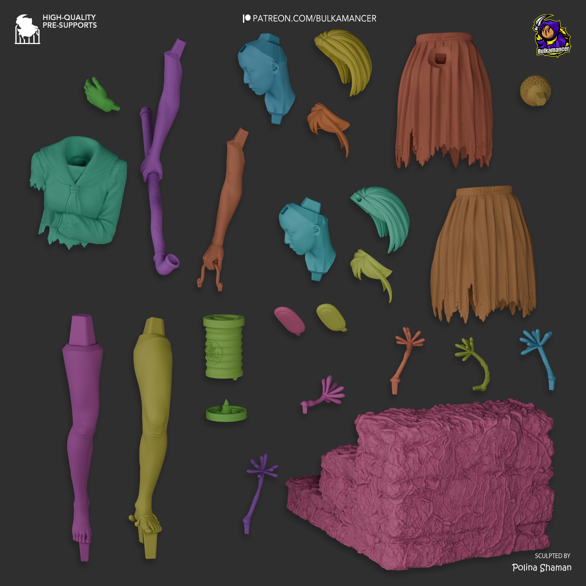Not Dead | Resin Garage Kit Figure Game Fan Art | Bulkamancer Sculpts