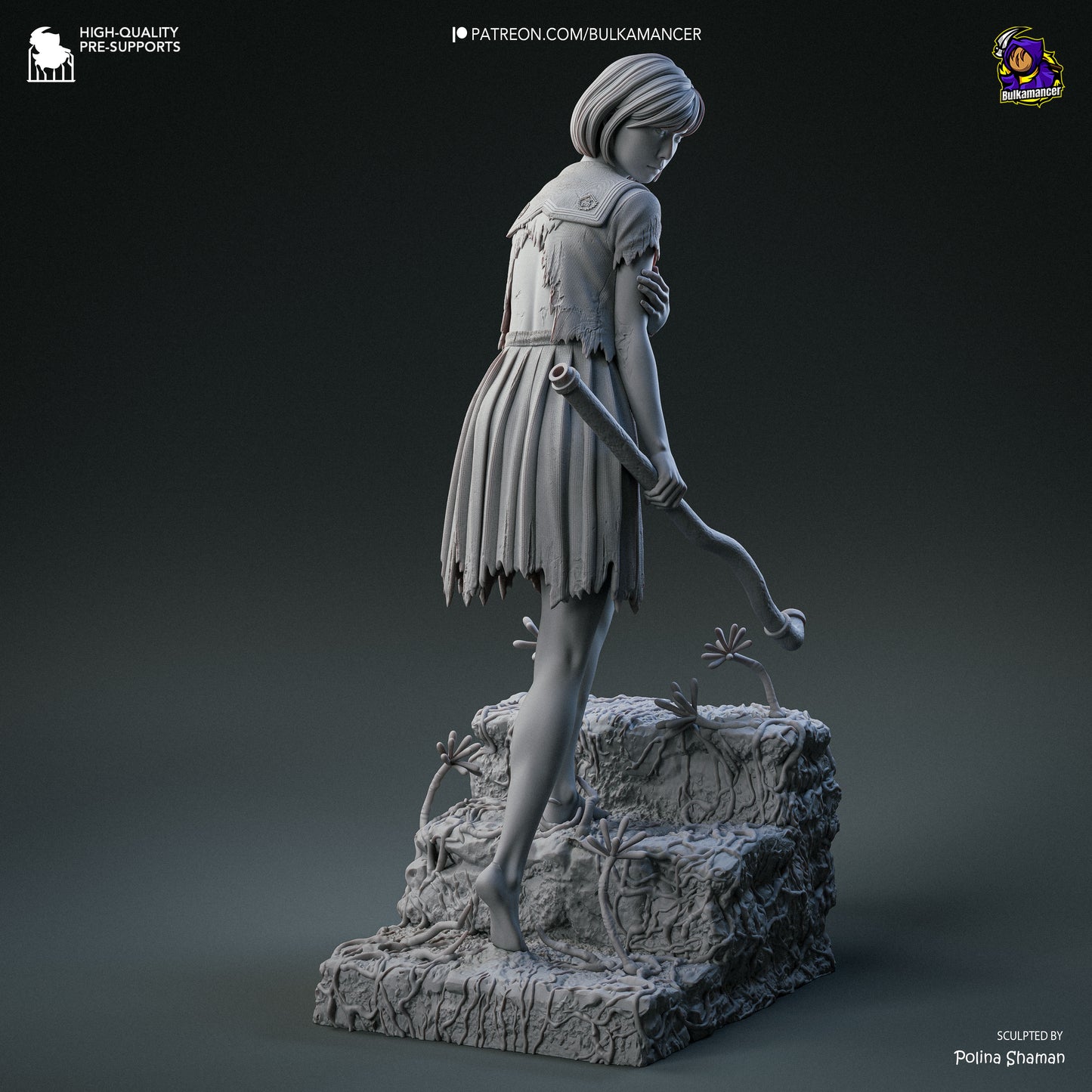 Not Dead | Resin Garage Kit Figure Game Fan Art | Bulkamancer Sculpts
