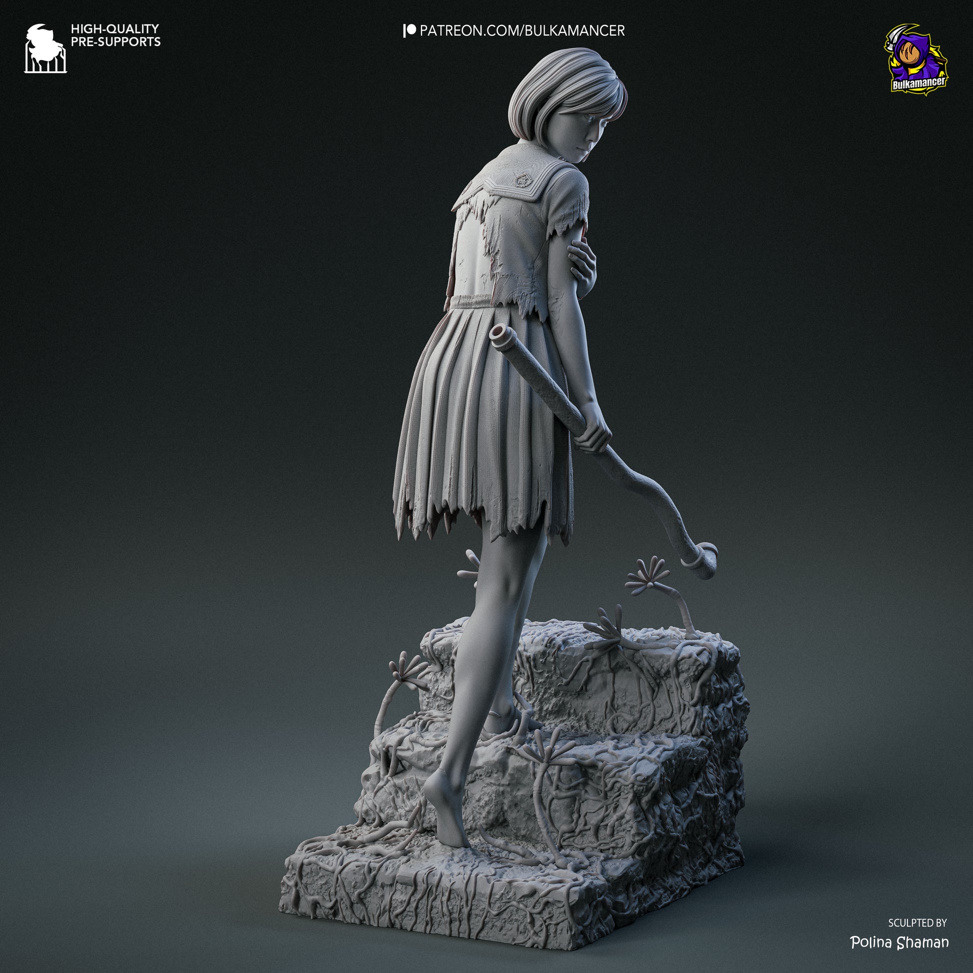 Not Dead | Resin Garage Kit Figure Game Fan Art | Bulkamancer Sculpts
