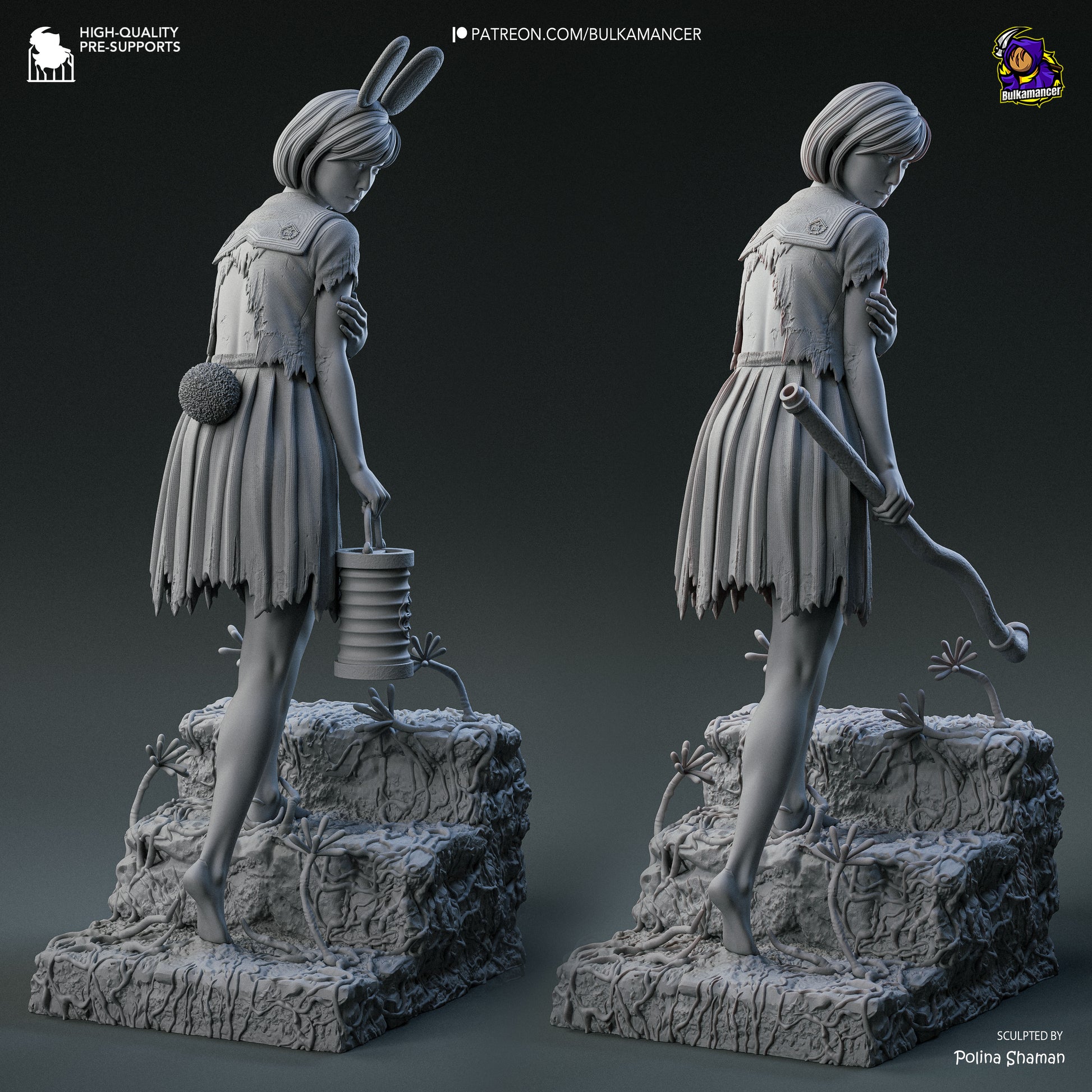 Not Dead | Resin Garage Kit Figure Game Fan Art | Bulkamancer Sculpts
