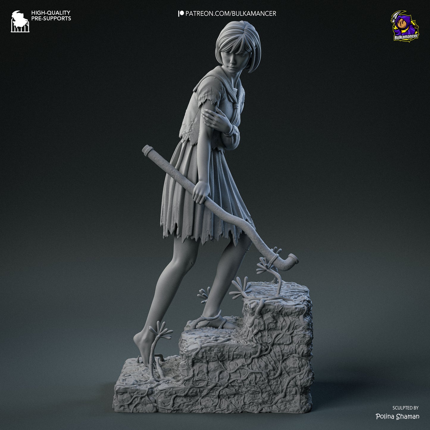 Not Dead | Resin Garage Kit Figure Game Fan Art | Bulkamancer Sculpts