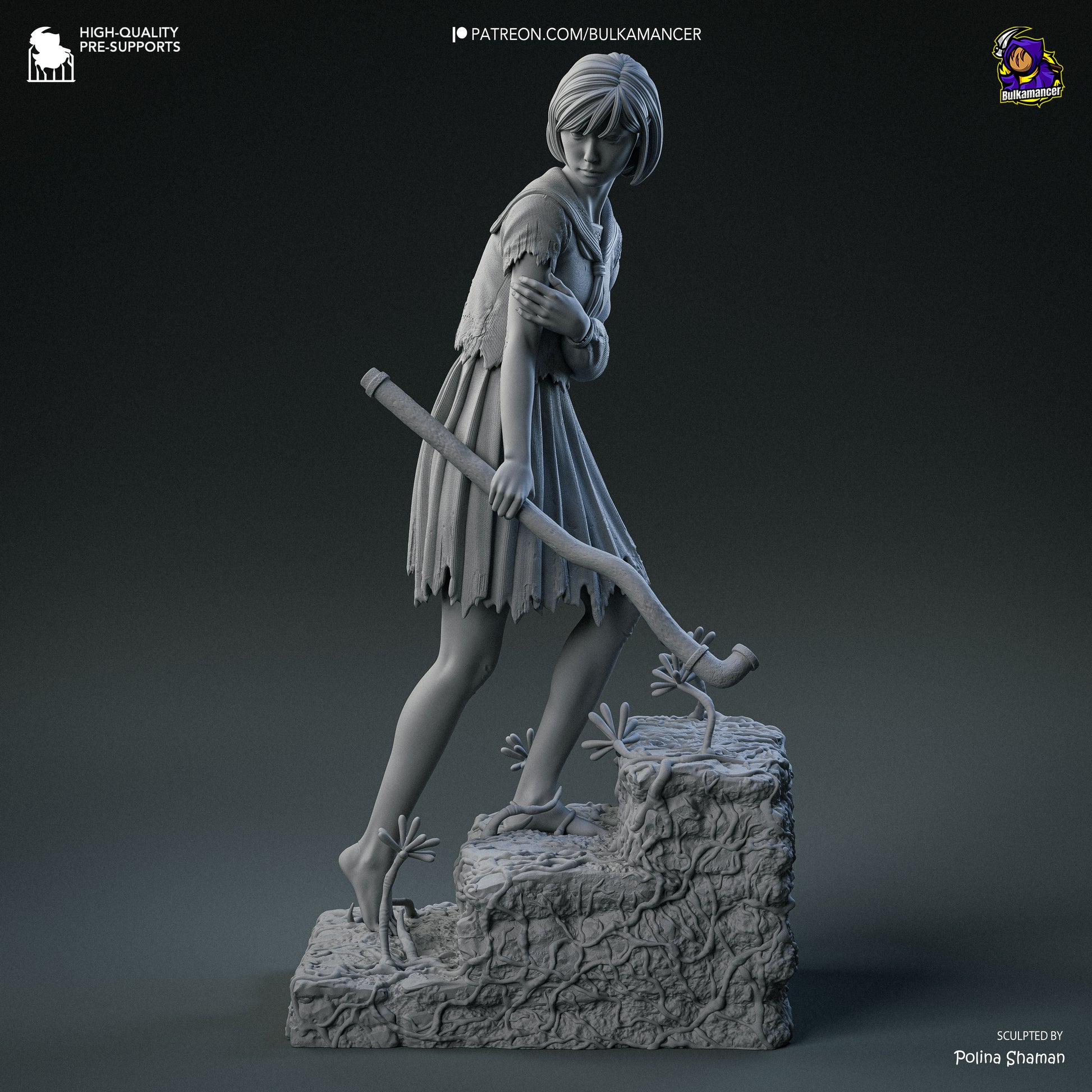 Not Dead | Resin Garage Kit Figure Game Fan Art | Bulkamancer Sculpts
