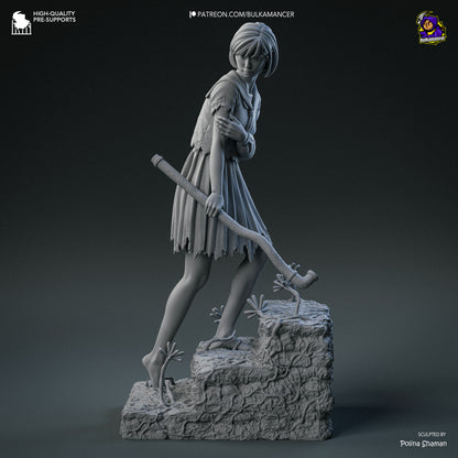 Not Dead | Resin Garage Kit Figure Game Fan Art | Bulkamancer Sculpts