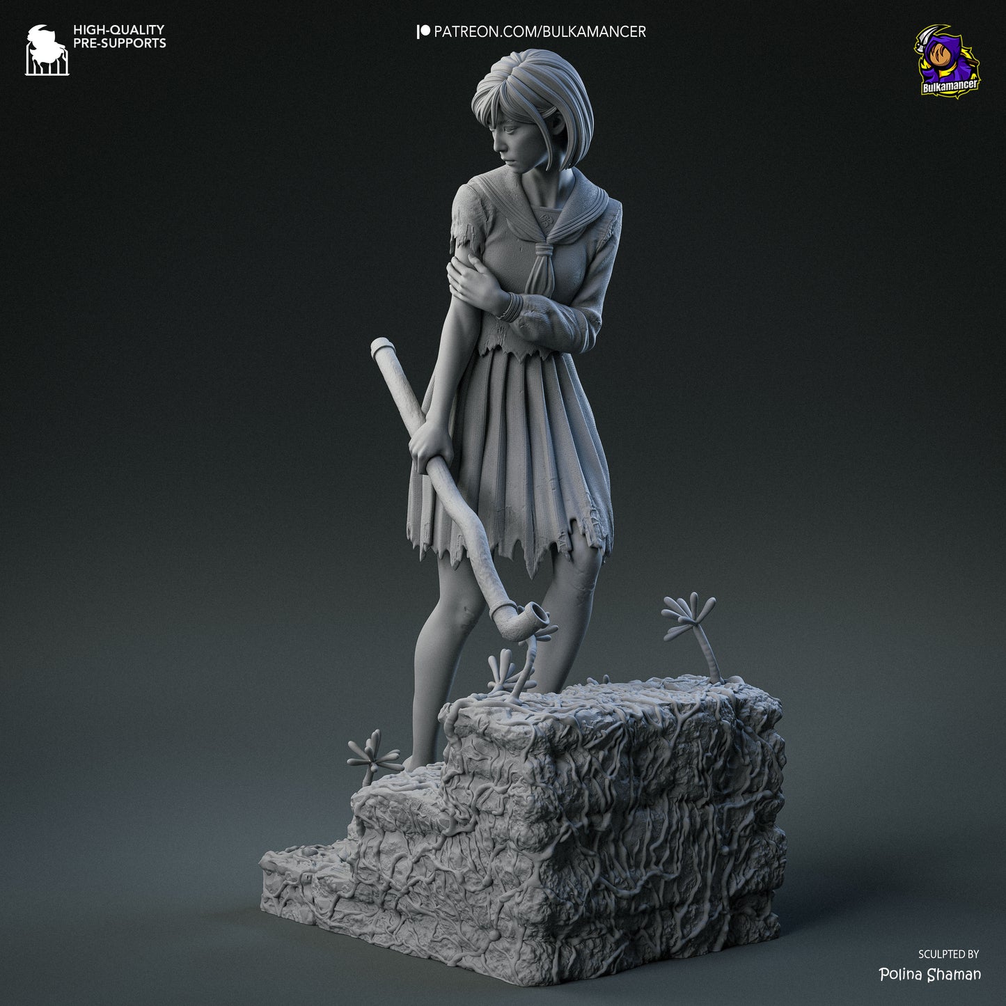 Not Dead | Resin Garage Kit Figure Game Fan Art | Bulkamancer Sculpts