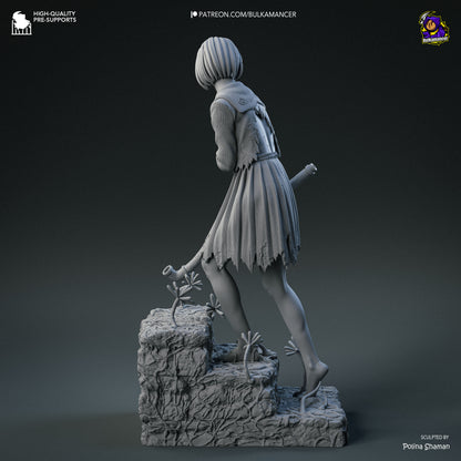 Not Dead | Resin Garage Kit Figure Game Fan Art | Bulkamancer Sculpts