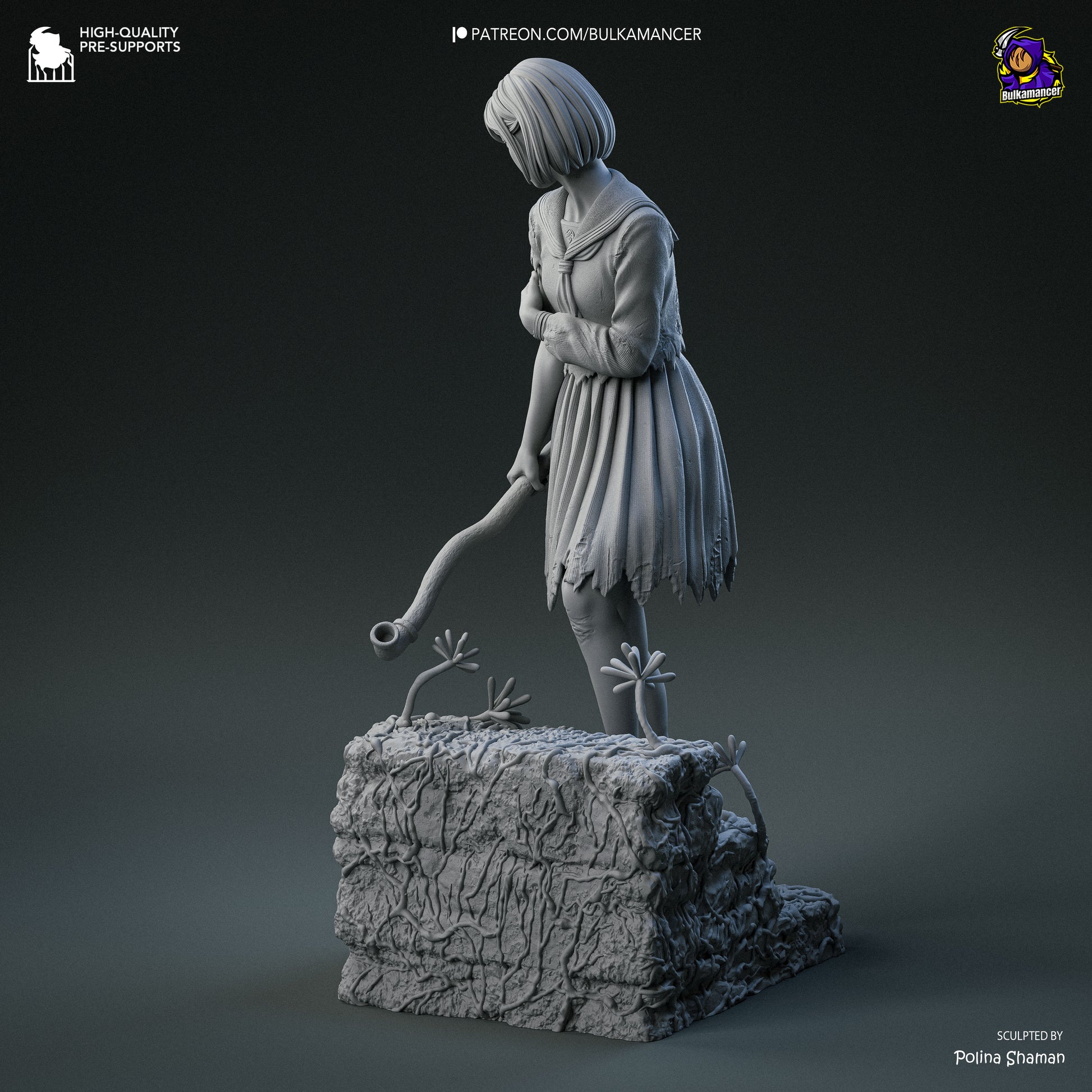 Not Dead | Resin Garage Kit Figure Game Fan Art | Bulkamancer Sculpts