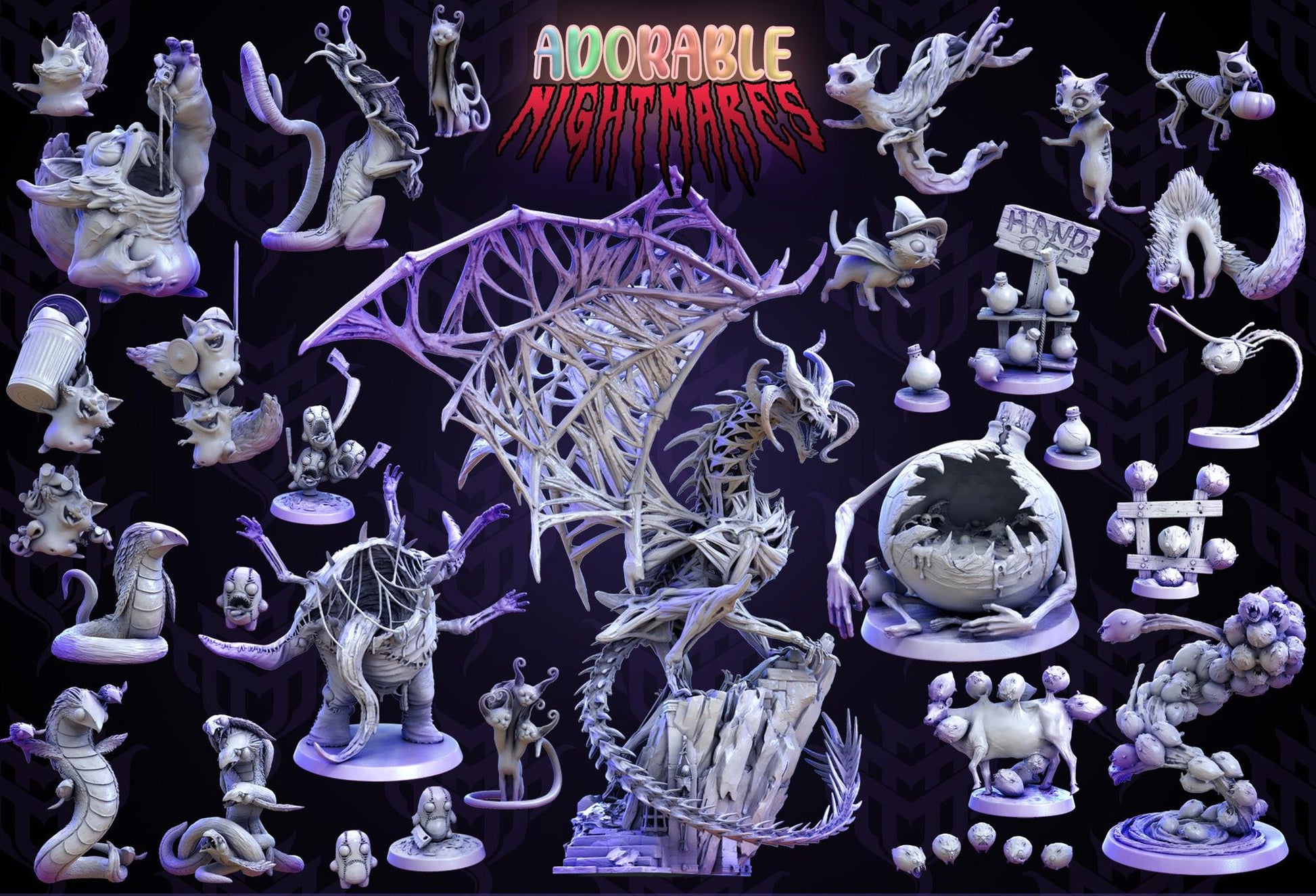 Chromunculus, Adorable Nightmares | D&D Tabletop Gaming | Mini Monster Mayhem