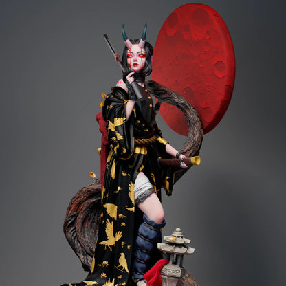 1:12 Oni Blood Moon | 3D Printed Resin Garage Kit Figure | CA 3D Studios