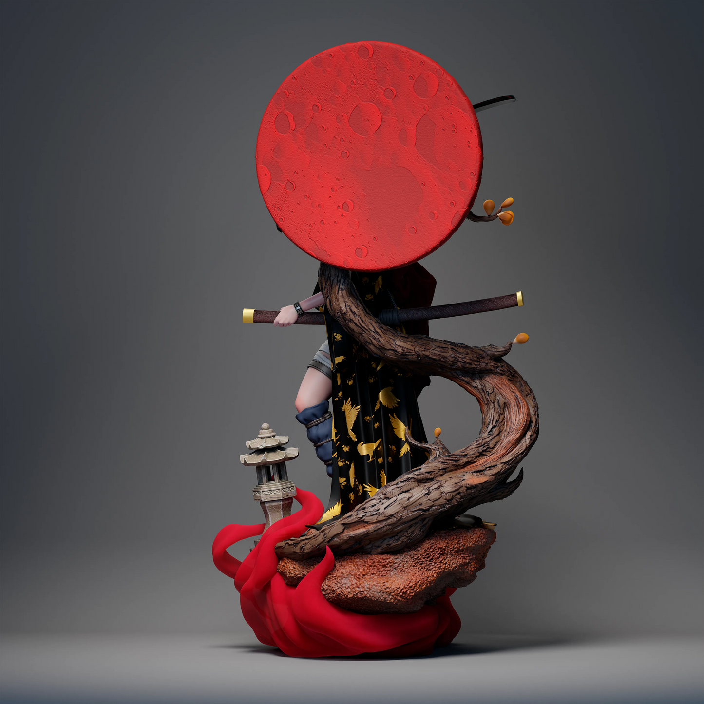 1:12 Oni Blood Moon | 3D Printed Resin Garage Kit Figure | CA 3D Studios