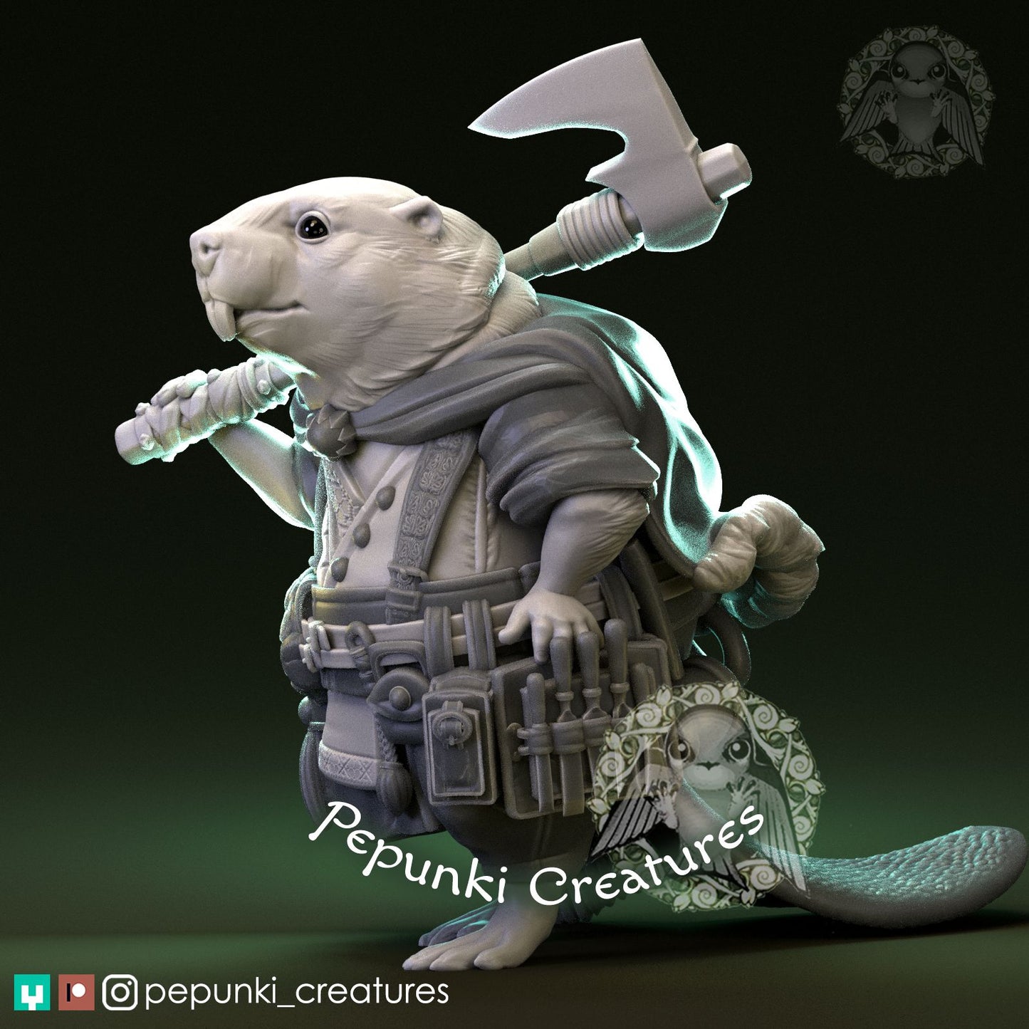 Beaver Woodsman | Pepunki Creatures