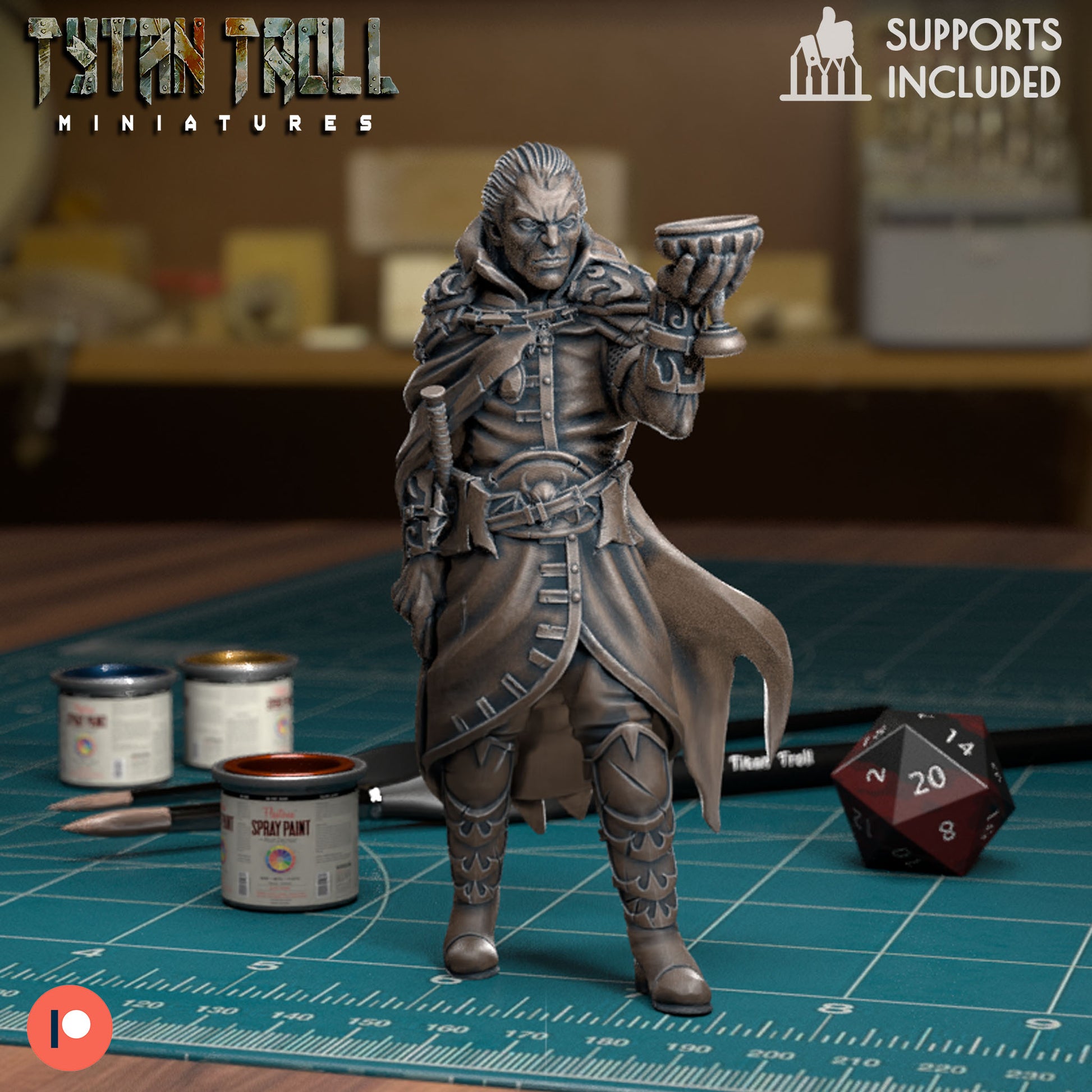 CoS Strahd von Zarovich | D&D TTRPG Mini | TytanTroll Miniatures