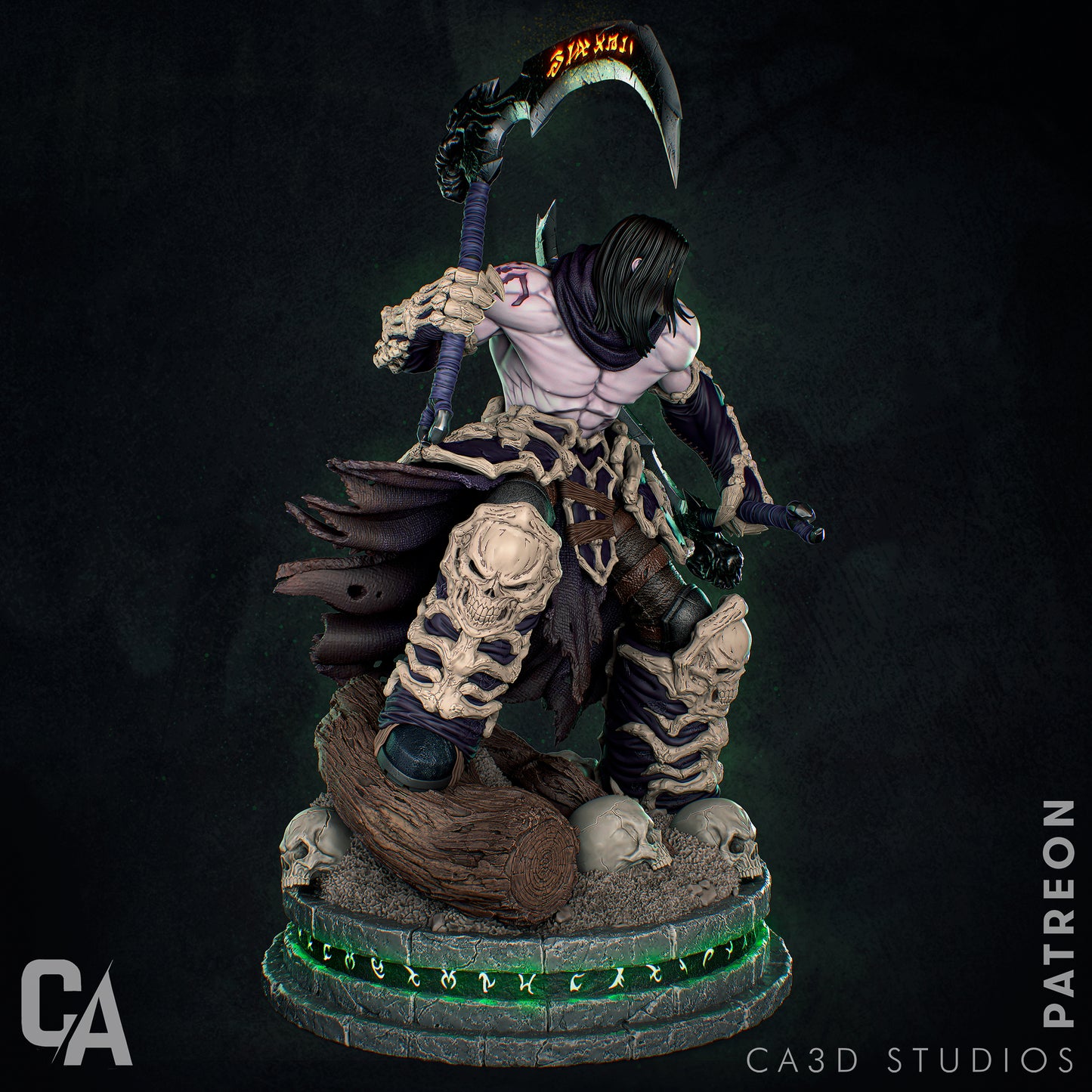 1:12 Horseman Death | Resin Garage Kit Game Fan Art | CA 3D Studios