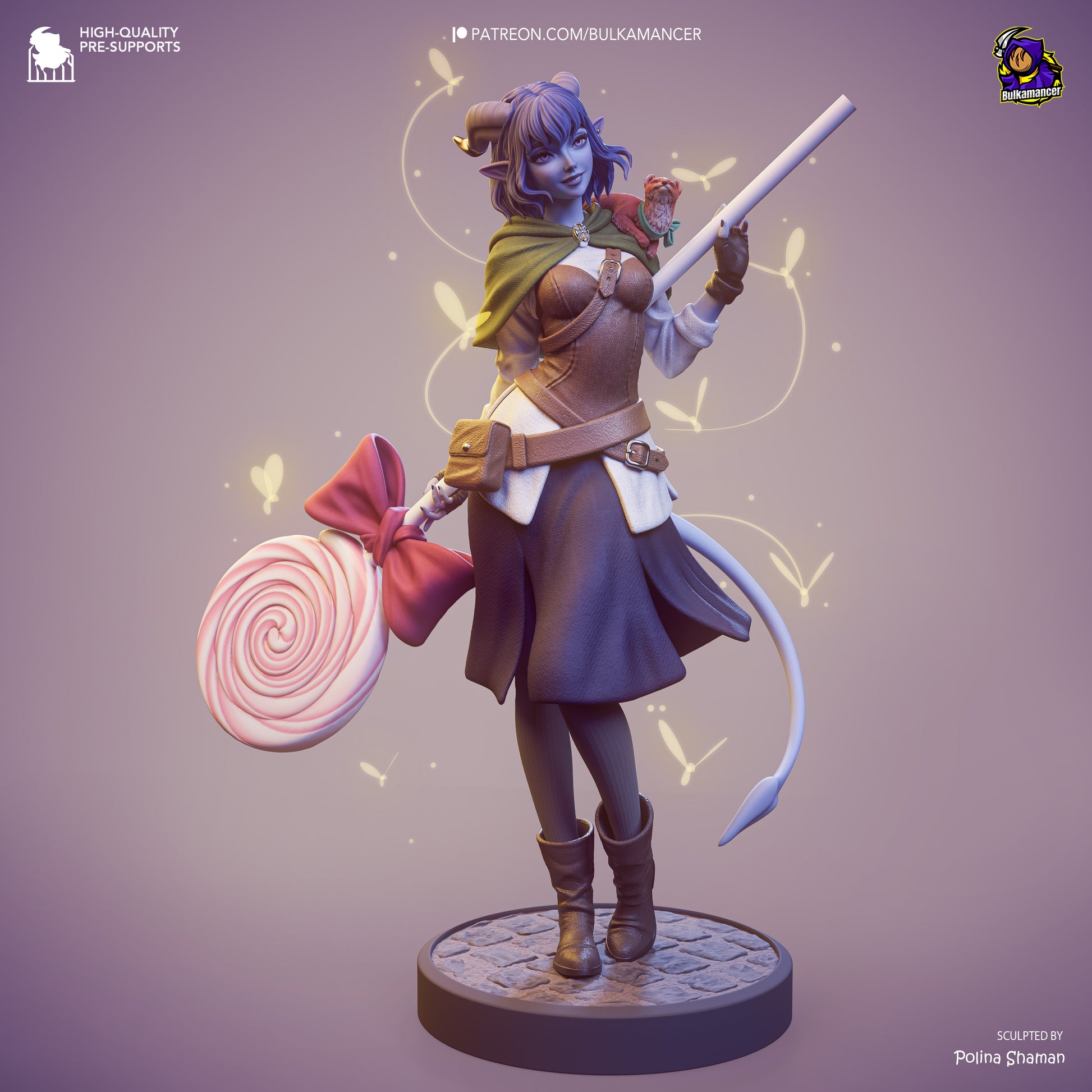 Prankster Pudding | Resin Garage Kit Figure | Bulkamancer Sculpts - Tattles Told 3D