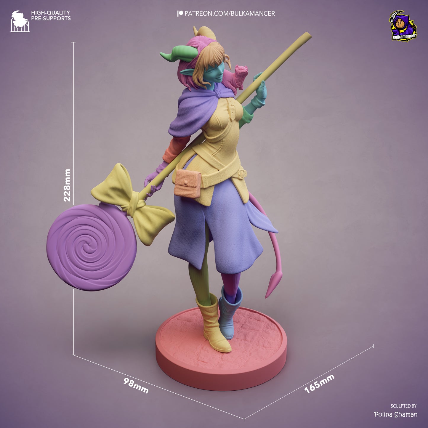 Prankster Pudding | Resin Garage Kit Figure | Bulkamancer Sculpts - Tattles Told 3D