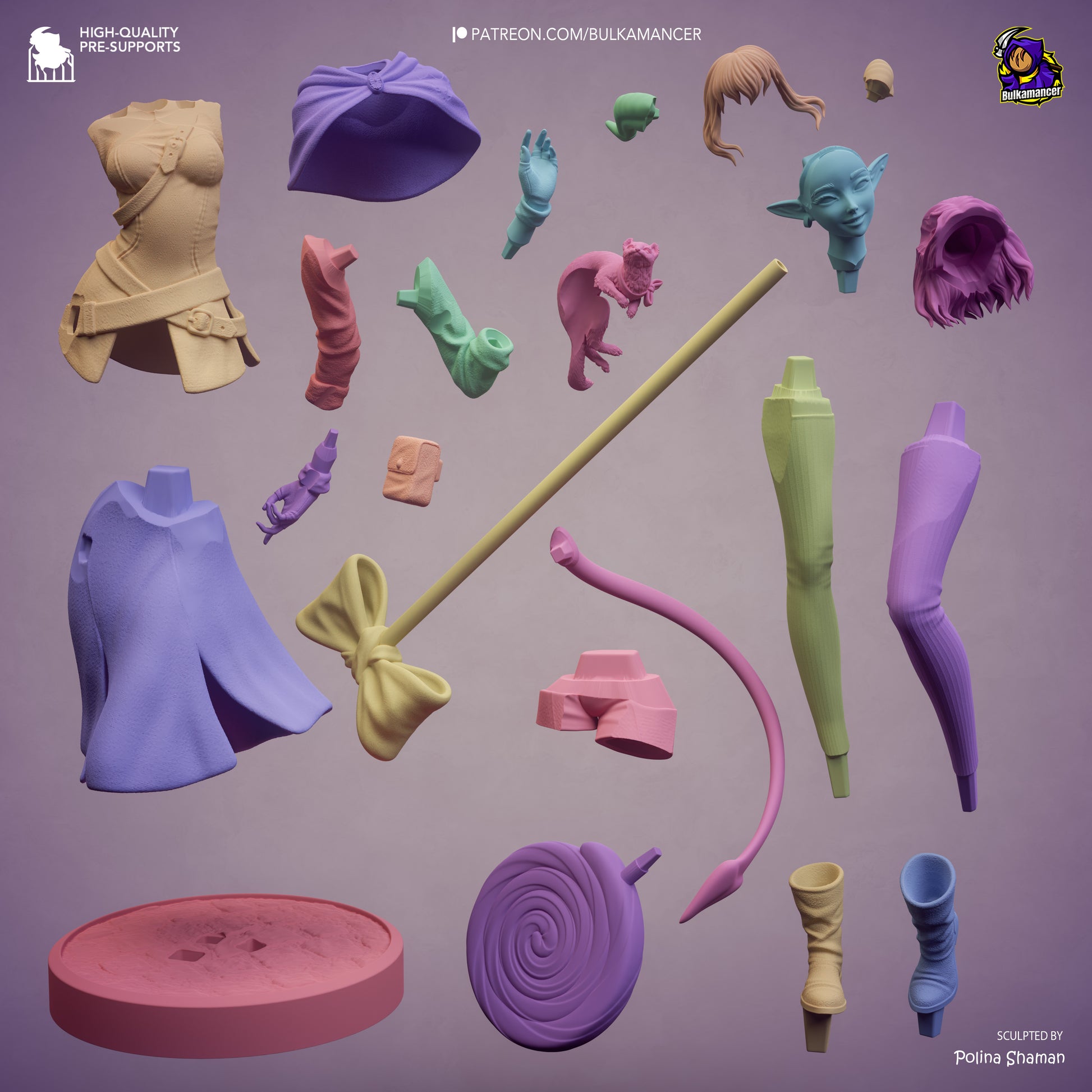 Prankster Pudding | Resin Garage Kit Figure | Bulkamancer Sculpts - Tattles Told 3D