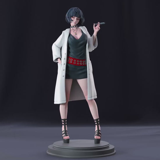 Goth Doctor | Resin Garage Kit Sculpture Anime Video Game Fan Art Statue | Bulkamancer Sculpts