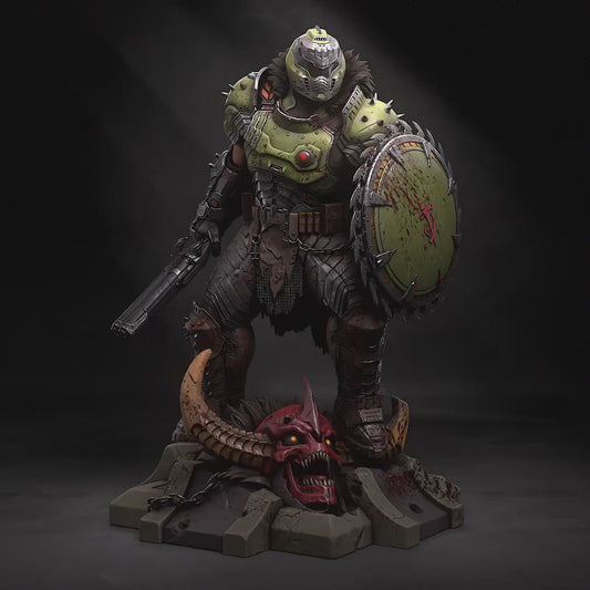 Ripping Tearing Slayer | Resin Garage Kit Sculpture Anime Video Game Fan Art Statue | h3LL creator