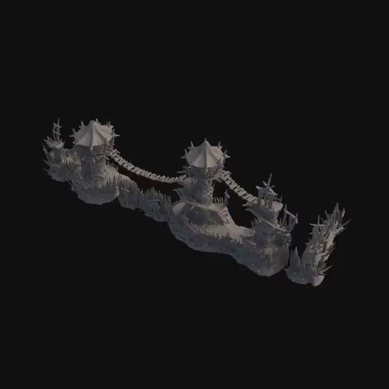 Goblin Outpost | 28mm Scale Model Terrain | D&D TTRPG Playable 3D Printed Building | MiniatureLand