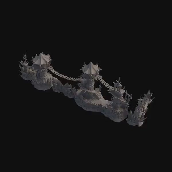 Goblin Outpost | 28mm Scale Model Terrain | D&D TTRPG Playable 3D Printed Building | MiniatureLand