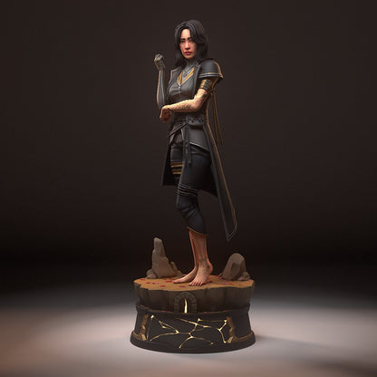 1:12 Tattooed Duelist | Resin Garage Kit Figure Game Fan Art | h3LL creator