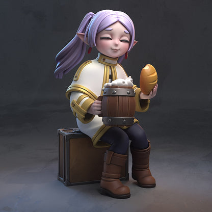 1:12 Happy Little Mage | Resin Garage Kit Figure Game Fan Art | h3LL creator