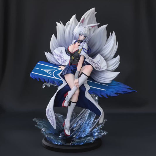 Righteous Kitsune | Resin Garage Kit Sculpture Anime Video Game Fan Art Statue | Bulkamancer Sculpts