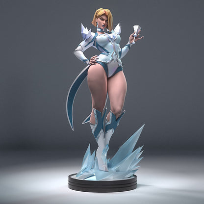 1:12 White Queen | Resin Garage Kit Figure Game Comic Fan Art | h3LL creator
