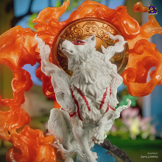 Celestial Wolf | Resin Garage Kit Sculpture Anime Video Game Fan Art Statue | Bulkamancer Sculpts