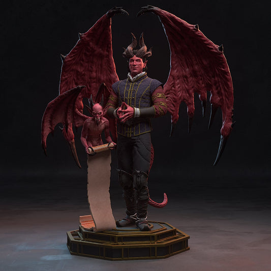 1:12 Infernal Aristocrat | Resin Garage Kit Figure Game Fan Art | h3LL creator