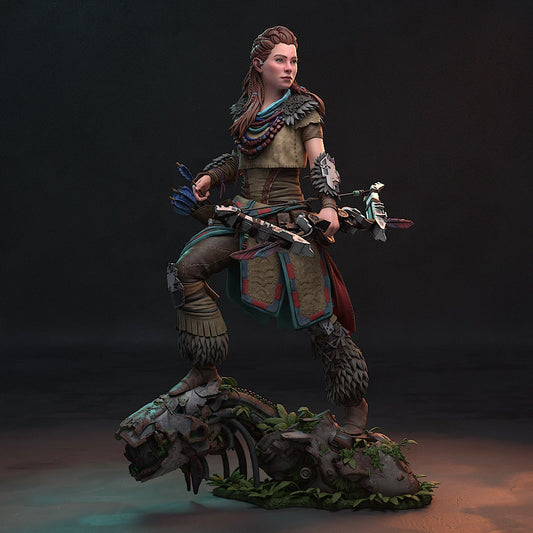 1:10 Machine Huntress | Resin Garage Kit Figure Game Fan Art | h3LL creator