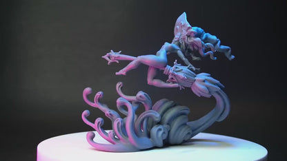 The Witch | D&D TTRPG Pin Up Mature Display Miniature | Blackthorn Miniatures