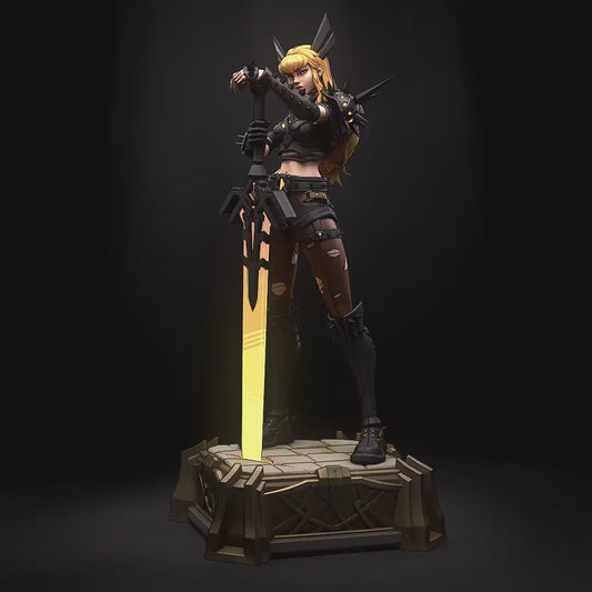 Soulsword Wielder | Resin Garage Kit Sculpture Anime Video Game Fan Art Statue | h3LL creator