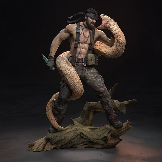 1:10 Snake Muncher | Resin Garage Kit Figure Game Fan Art | h3LL creator