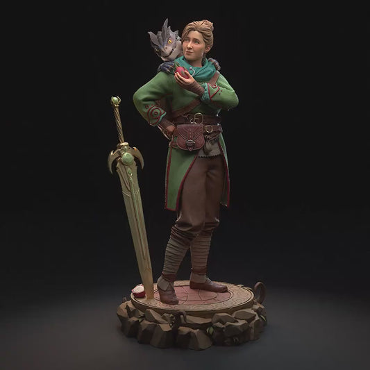 Writer of Fantasy | Resin Garage Kit Sculpture Anime Video Game Fan Art Statue | h3LL creator