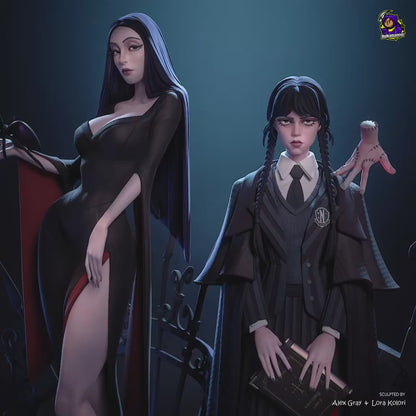 Gothic Duo | Resin Garage Kit Figure Game Fan Art | Bulkamancer Sculpts