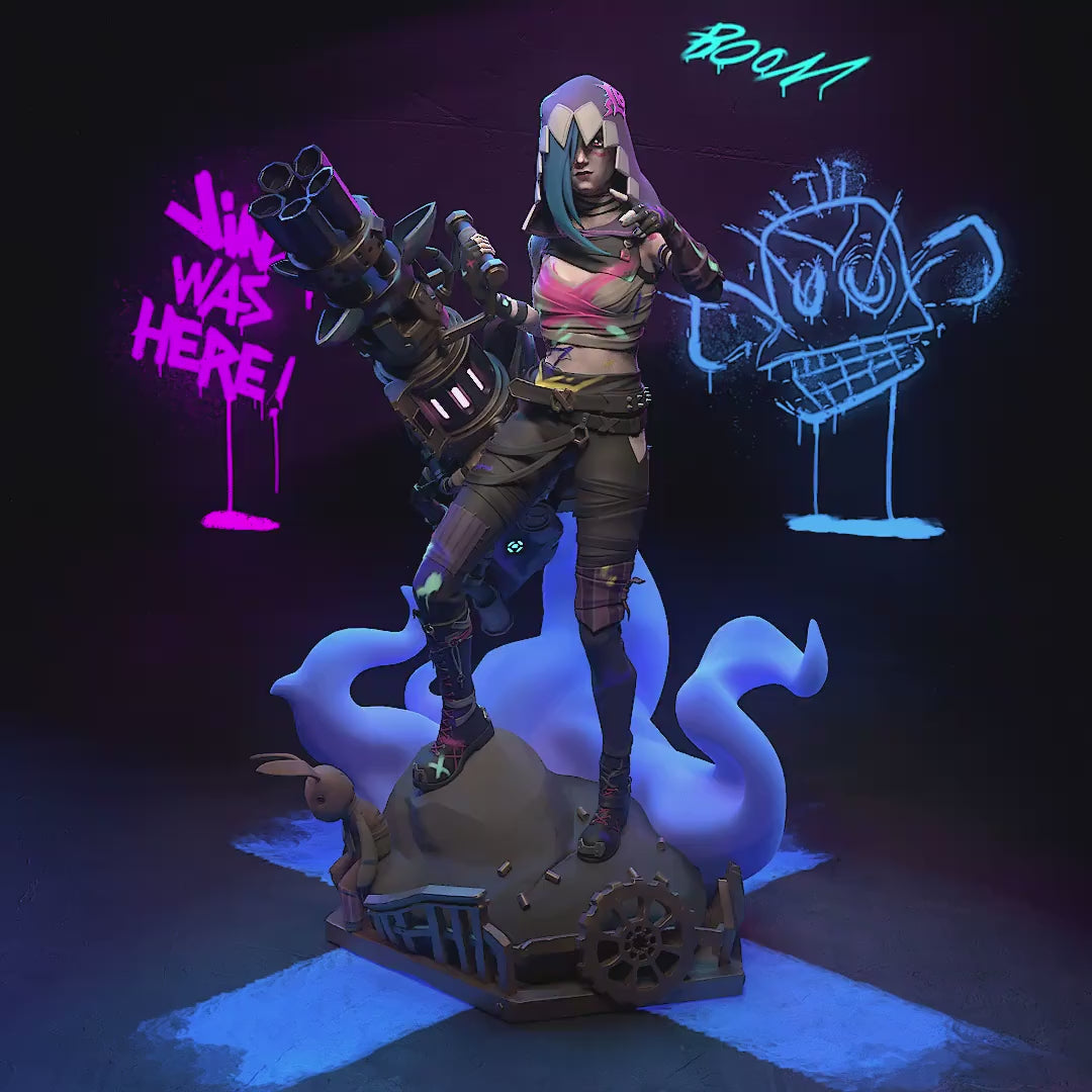 Harbinger of Havoc and Hope | Resin Garage Kit Sculpture Anime Video Game Fan Art Statue | h3LL creator