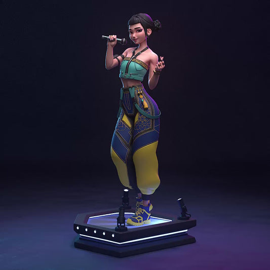 1:12 Rhythmic Sweetheart | Resin Garage Kit Figure Game Fan Art | h3LL creator