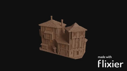 Adventurer Guild Building | D&D TTRPG Playable 3D Printed Building | MiniatureLand