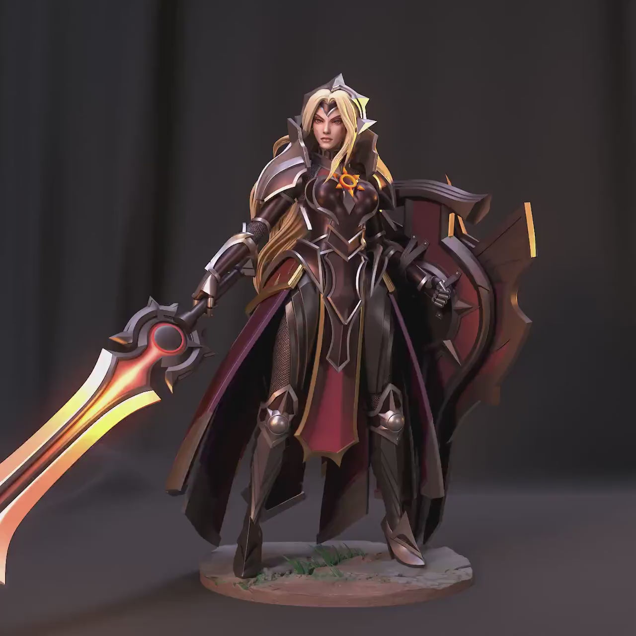 Eclipse Champion | Resin Garage Kit Sculpture Anime Video Game Fan Art Statue | Bulkamancer Sculpts